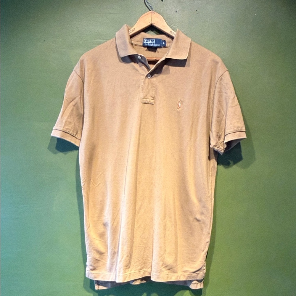 Polo by Ralph Lauren Classic Tan Polo Shirt